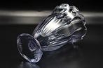 Moser & Söhne Art Deco Faceted Ametist Glass Vase 1920 -, Antiek en Kunst