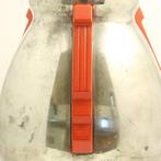 Bauhaus/Art Deco vaas - Daalderop - Vaas - Zilvertin -