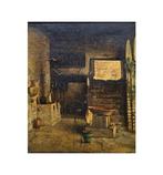 European School (XIX) - NO RESERVE - Traditional interior