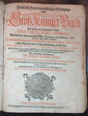 Bartholomäus Carrichter - Horn deß Heyls menschlicher