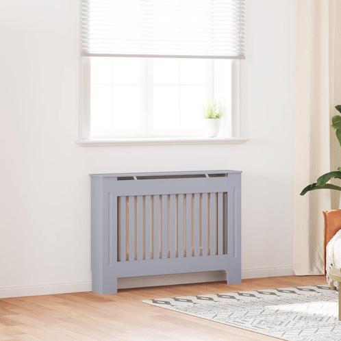 vidaXL Radiatorombouw 112x19x81,5 cm MDF antraciet, Doe-het-zelf en Bouw, Verwarming en Radiatoren, Nieuw, Verzenden