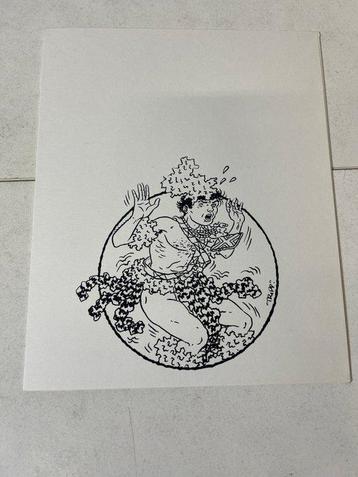 Jacques Gallard - Zoulou Blues + dessin original - C - 1 beschikbaar voor biedingen