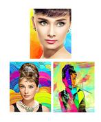 Audrey Hepburn - Audrey Hepburn color e V2,V3- by Artist, Nieuw