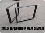 2 nieuwe stalen tafelpoten 89x72cm H - eettafel - tafelpoot, Huis en Inrichting, Ophalen, Tafelpoot, 50 tot 100 cm, Metaal