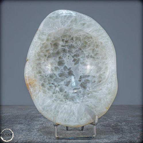 Natuurlijke Zeer Zeldzame Chalcedoon en Kwarts schaal-, Verzamelen, Mineralen en Fossielen