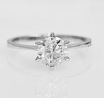 Verlovingsring - 14 karaat Witgoud -  1.21ct. tw. Diamant, Handtassen en Accessoires, Antieke sieraden