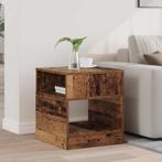 vidaXL Bijzettafel Oudhout 40,5 x 40 x 45 cm Bewerkt hout, Verzenden