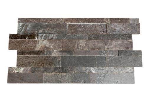 Natuurstenen steenstrips Black Quartzite - 61x15 cm, Doe-het-zelf en Bouw, Tegels, Minder dan 20 cm, 60 cm of meer, 10 m² of meer