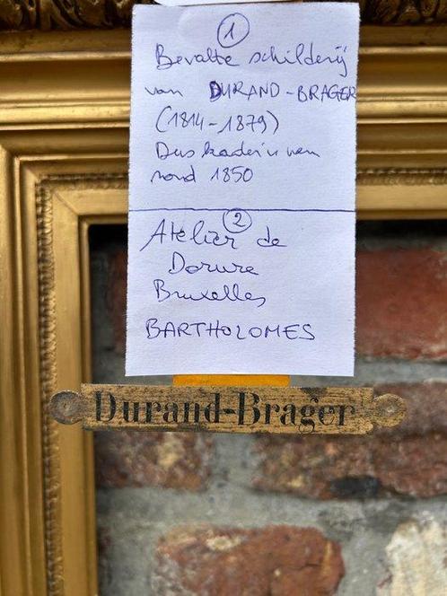 Lijst - 67. Antieke zware grote Schilderijlijst met 2, Antiek en Kunst, Antiek | Overige Antiek