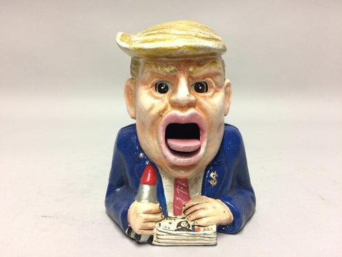 Tirelire - Président en fonte Donald Trump en tant que, Antiek en Kunst, Kunst | Designobjecten