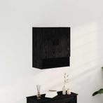 vidaXL Wandkast Zwart Eiken 60x31x70 cm Gemaakt van Hout, Verzenden, Nieuw