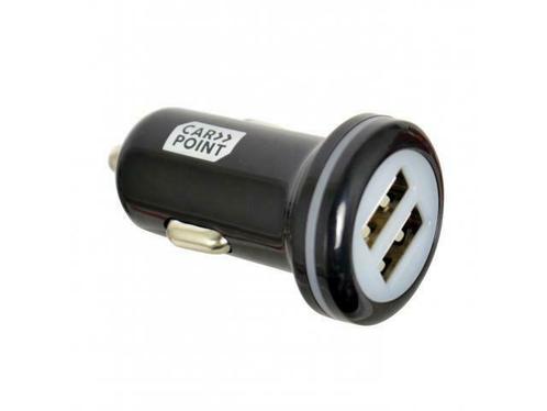 Auto oplader USB 12V/24V Dual, Auto diversen, Carkits, Ophalen of Verzenden