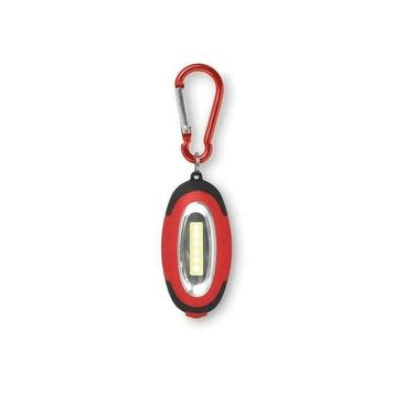 LED Loop Lampje met Magneet en Karabijnhaak - Rood, Verzenden