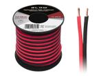 2 x 2.50 mm zwart/rood op rol 25 meter 2-aderige kabel, Nieuw, Kabel of Snoer, Verzenden