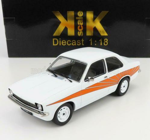 ? KK-SCALE 1/18 OPEL KADETT C SWINGER 1973 WHITE ORANGE � Modelauto ...