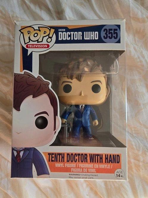 Funko  - Funko Pop Pop Doctor who ( Tenth Doctor With Hand ), Antiek en Kunst, Antiek | Speelgoed