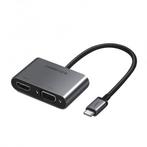 USB-C to HDMI and VGA Converter (Thunderbolt 3 Port Compa..., Nieuw, Verzenden