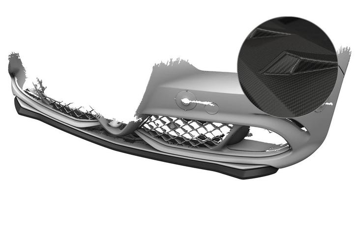 Beker spoilerlip voor Alfa Romeo Giulia Quadrifoglio CSL902-, Auto-onderdelen, Carrosserie, Nieuw, Verzenden
