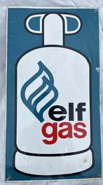 Elf Gas - UNIEK - Dubbelzijdig reclamebord - Reclamebord -