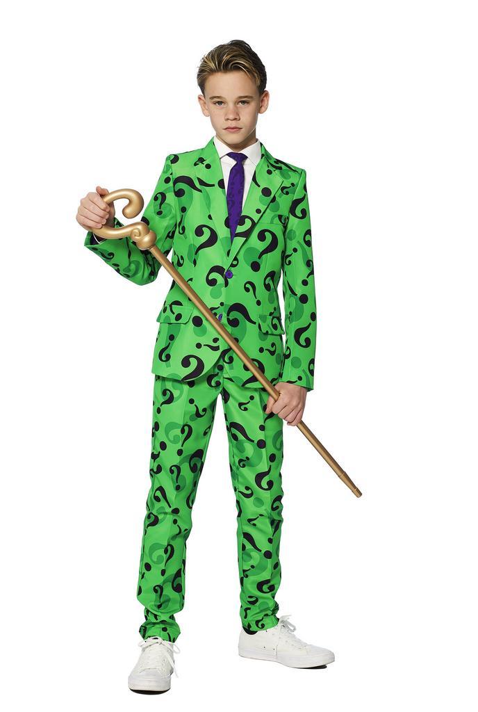 Pak The Riddler Kind, Kinderen en Baby's, Carnavalskleding en Verkleedspullen, Nieuw, Verzenden