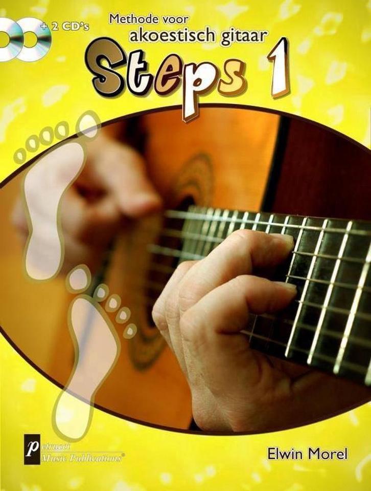 steps 1 akoestisch giaar methode 9789491180019 E. Morel, Boeken, Hobby en Vrije tijd, Zo goed als nieuw, Verzenden