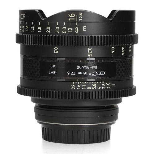 Samyang XEEN CF 16mm T2.6 - Canon EF, Audio, Tv en Foto, Foto | Lenzen en Objectieven, Zo goed als nieuw, Ophalen of Verzenden