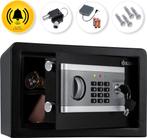 Kluis met cijferslot - Met sluitel - Elektronisch - 31x20x20, Verzenden, Nieuw