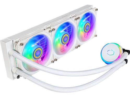 Cooler Master MasterLiquid PL360 Flux White AIO waterkoeler, Computers en Software, Computerkoelers, Zo goed als nieuw, Verzenden