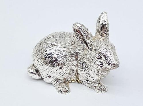 Miniatuur figuur - Coniglio e Riccio (2) - Zilver, Antiek en Kunst, Antiek | Zilver en Goud