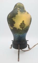 Tip Gallé - Lampe de table - pâte de verre, Antiquités & Art