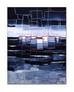 Caroline Mandrafina - Pfleger  Reflet gris de payne, Antiek en Kunst