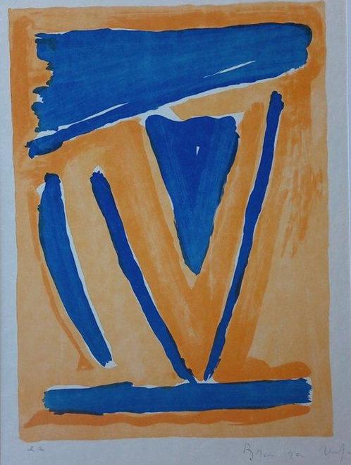 Bram van Velde (1895 -1981) - o.T., Antiek en Kunst, Antiek | Overige Antiek