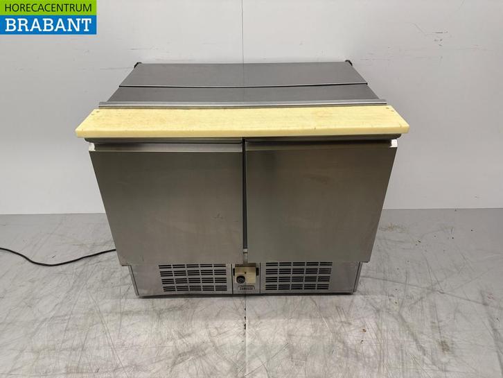 Acier inoxydable Zanussi Saladette 2 portes 95,5 cm 230V, Articles professionnels, Horeca | Équipement de cuisine, Envoi
