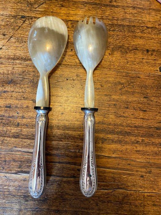 RICCI - Bestekset (2) - imperium - .800 zilver - Posate, Antiek en Kunst, Antiek | Meubels | Tafels