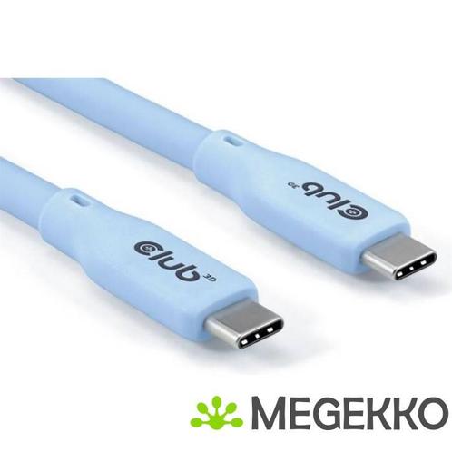 CLUB3D USB C cable blue, Computers en Software, Overige Computers en Software, Nieuw, Verzenden