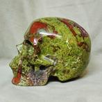 Dragon Blood Jasper handgesneden kristallen schedel -