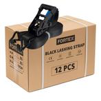 12x FORTEX 2-delige spanband met ratel en haken - 50mm -, Verzenden, Nieuw