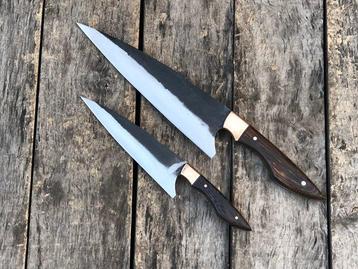 Couteau de cuisine - Set de couteaux de chef artisanaux