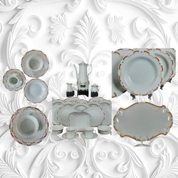 Hutschenreuther - Tirschenreuth-Baronesse - Tafelservies, Antiek en Kunst, Antiek | Meubels | Tafels