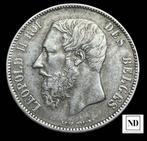 België. Leopold II (1865-1909). 5 francos 1873 - Bélgica