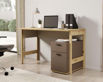Meubella kinderbureau - Eiken - 125 cm - Kinderkamer, Huis en Inrichting, Bureaus, Verzenden, Nieuw