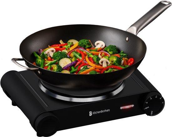 2dekans | KitchenBrothers Elektrische Kookplaat - 1 Pits -, Elektronische apparatuur, Kookplaten, Ophalen of Verzenden