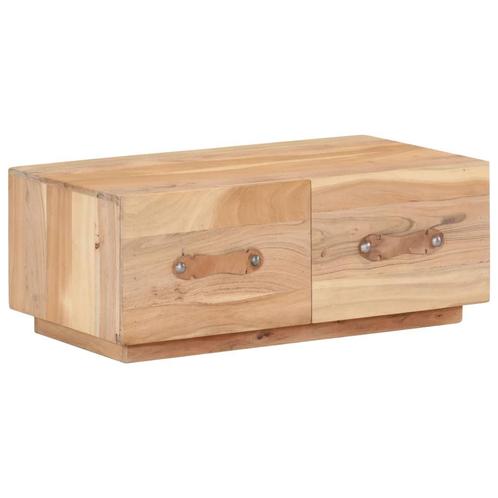 vidaXL Salontafel 90x50x35 cm massief gerecycled hout, Maison & Meubles, Tables | Tables de salon, Envoi