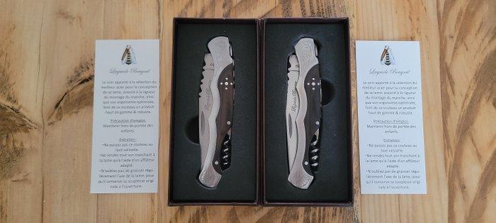 Laguiole Bougna - Tafelmessenset (2) - Staal - 2 zakmessen, Antiek en Kunst, Antiek | Keukengerei