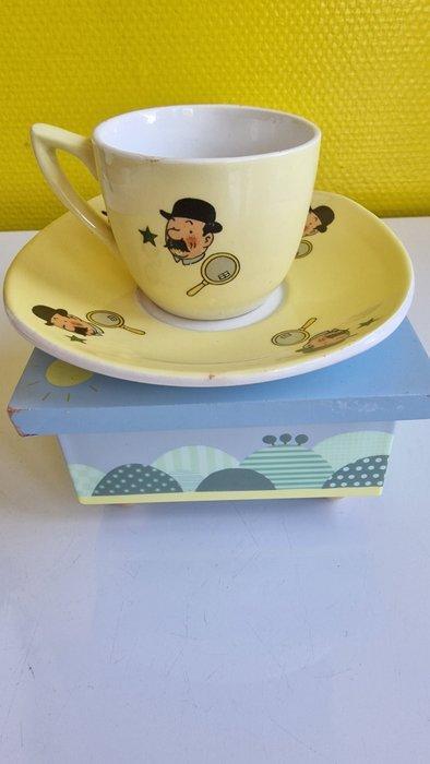 Tintin - 2 Tintin - Tasse et assiette Dupont Vintage 1950s, Boeken, Strips | Comics