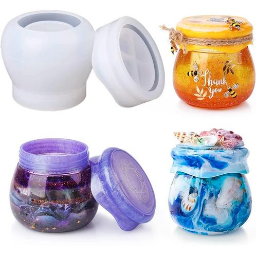 Siliconenmal Voorraadpot voor Epoxy Resin, Hobby en Vrije tijd, Knutselen, Nieuw