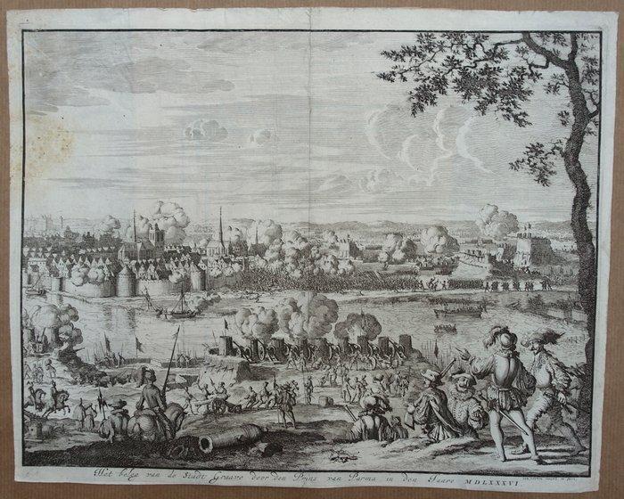 Nederland - Grave; Jan Luyken - Het beleg van de Stadt, Boeken, Atlassen en Landkaarten