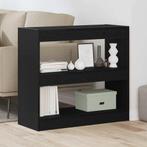 vidaXL Zwarte Eiken Boekenkast - 80x30x72 cm, Huis en Inrichting, Kasten | Boekenkasten, Verzenden, Nieuw