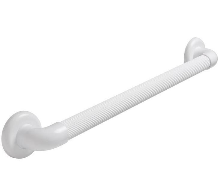 SecuCare wandbeugel basic 600 mm geribbeld kunststof wit, Doe-het-zelf en Bouw, Hang- en Sluitwerk, Klink of Kruk, Nieuw, Overige materialen