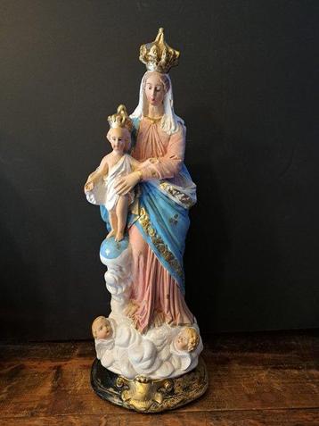 Hoogte 47 Cm - Gips - 1900-1910 - Notre Dame des Victoires